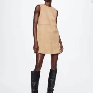 Mango suede dress